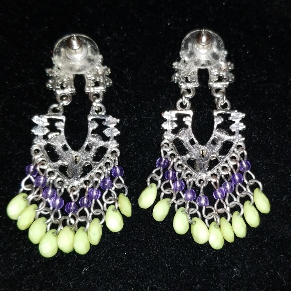 Stunning Statement Earrings Pierced - image 4